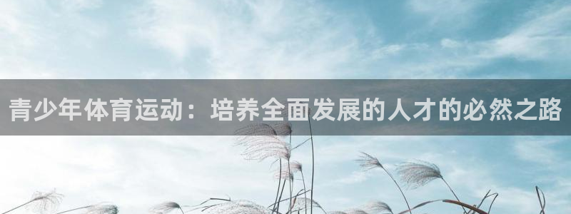 海南JJB竞技宝官网下载：青少年体育运动：培养全面发展的人才